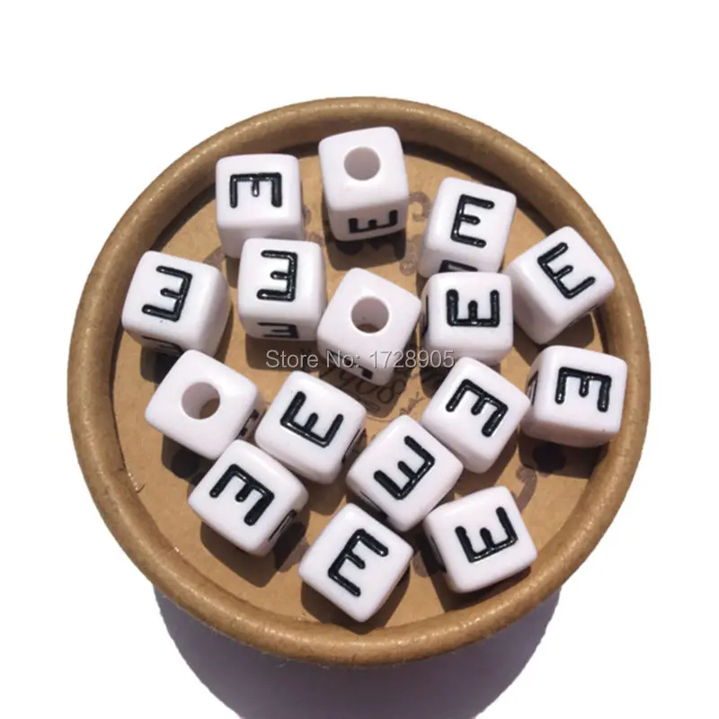 Letter Beads White 10 mm 50 pcs Letter Beads Acrylic Alphabet E Cube Square Spacers perlen f r schmuck machen
Letter Beads White 10 mm 50 pcs Letter Beads Acrylic Alphabet E Cube Square Spacers perlen f r schmuck machen