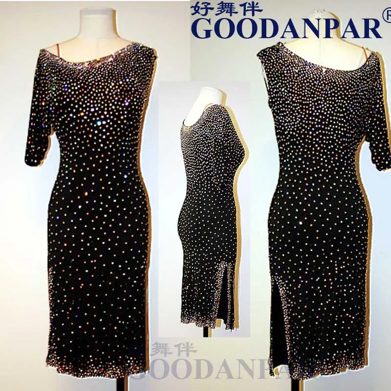 GOODANPAR Hot One Arm Sleeve Stretch Lycra Rhinestone Latin Dance Dress For Girls Standard Competition Samba Rumba Salsa Costume
GOODANPAR Hot One Arm Sleeve Stretch Lycra Rhinestone Latin Dance Dress For Girls Standard Competition Samba Rumba Salsa Costume