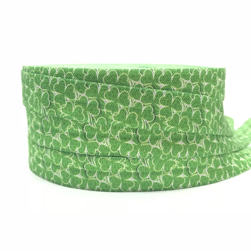 10 Yards St Patricks Day Print Fold Over Elastic 5/8" Clovers FOE Ribbon Webbing for DIY Headwear Hair Tie Hair Accessory
10 Yards St Patricks Day Print Fold Over Elastic 5/8" Clovers FOE Ribbon Webbing for DIY Headwear Hair Tie Hair Accessory