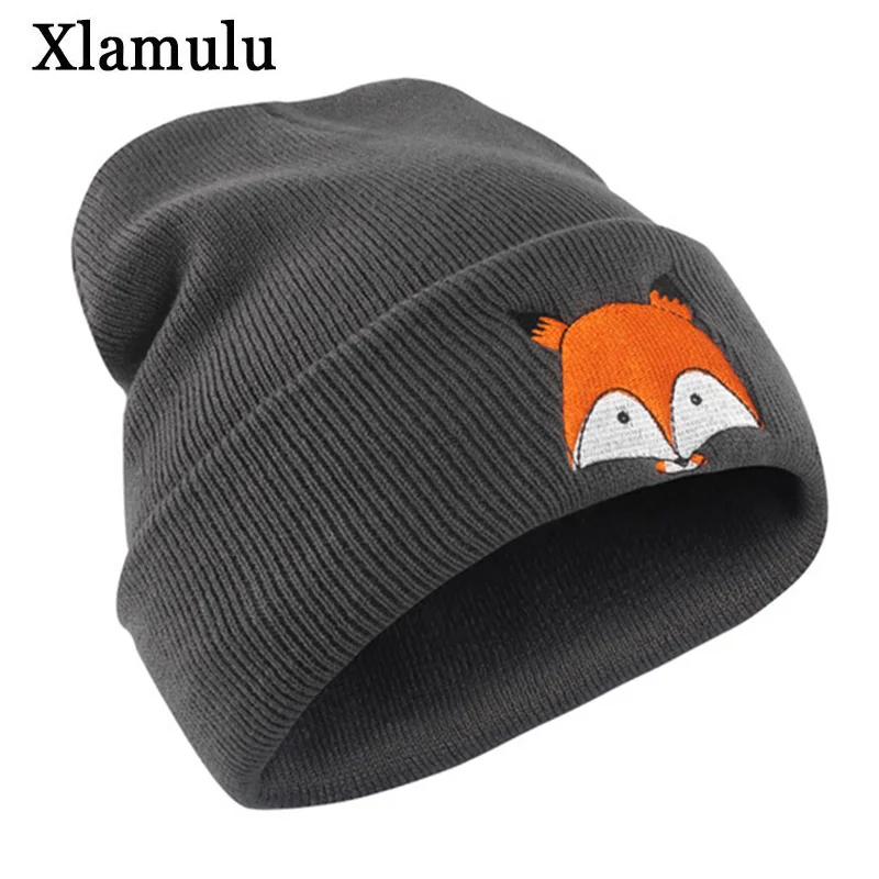 Xlamulu Fashion Cute Cartoon Fox Printed Women Knitted Winter Hats For Men Soft Warm Caps Beanies Unisex Girls Bonnet Gift
Xlamulu Fashion Cute Cartoon Fox Printed Women Knitted Winter Hats For Men Soft Warm Caps Beanies Unisex Girls Bonnet Gift