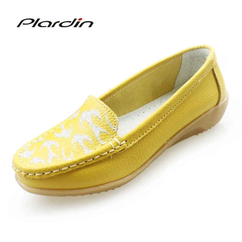 Plardin New women flats genuine leather shoes slip on ballet flats women flats print woman shoes moccasins loafers shoes
Plardin New women flats genuine leather shoes slip on ballet flats women flats print woman shoes moccasins loafers shoes