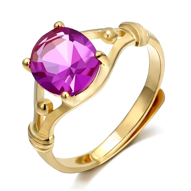 Oval Purple Rings For Women Gold Color Ring Fashion Jewelry Wedding Engagement Ring
Oval Purple Rings For Women Gold Color Ring Fashion Jewelry Wedding Engagement Ring