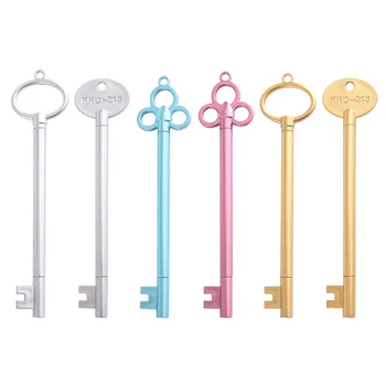 6pcs Unlocking Key Gel Pen for Writing 0.5mm Ballpoint Black Color Ink Roller Ball Pen Vintage Stationery Office School A6930
6pcs Unlocking Key Gel Pen for Writing 0.5mm Ballpoint Black Color Ink Roller Ball Pen Vintage Stationery Office School A6930