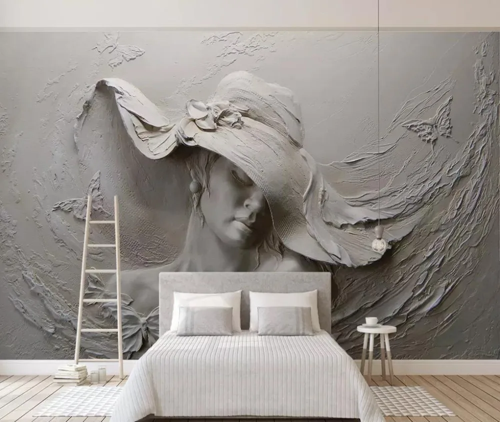 02 Custom Wallpaper 3D Relief European Lady with Hat Art Wall Mural Living Room Bedroom Wallpaper
02 Custom Wallpaper 3D Relief European Lady with Hat Art Wall Mural Living Room Bedroom Wallpaper