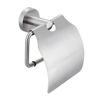 KES A2170-2 Stainless Steel Toilet Paper Holder Single Roll with Cover, Brushed Steel / Polished Steel
KES A2170-2 Stainless Steel Toilet Paper Holder Single Roll with Cover, Brushed Steel / Polished Steel