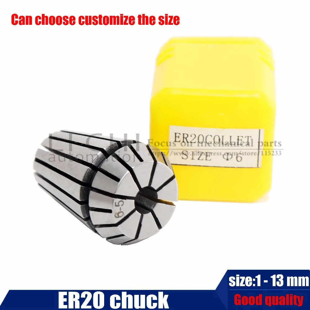 Free shipping ER20 1-13MM ER collet chuck for CNC milling tool Engraving machine spindle motor
Free shipping ER20 1-13MM ER collet chuck for CNC milling tool Engraving machine spindle motor