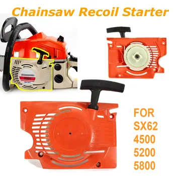 Plastic Chainsaw Recoil Starter Accessories For SX62 4500 5200 5800 62cc Chain Saw High Quality
Plastic Chainsaw Recoil Starter Accessories For SX62 4500 5200 5800 62cc Chain Saw High Quality
