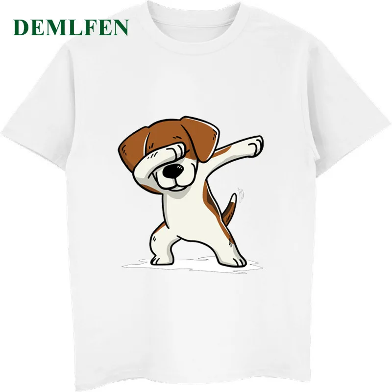 Dabbing Beagle Dog T Shirt Men's Short Sleeve O-neck Cotton T Shirt Male Fashion Shirts Hip Hop Tees Tops Streetwear
Dabbing Beagle Dog T Shirt Men's Short Sleeve O-neck Cotton T Shirt Male Fashion Shirts Hip Hop Tees Tops Streetwear