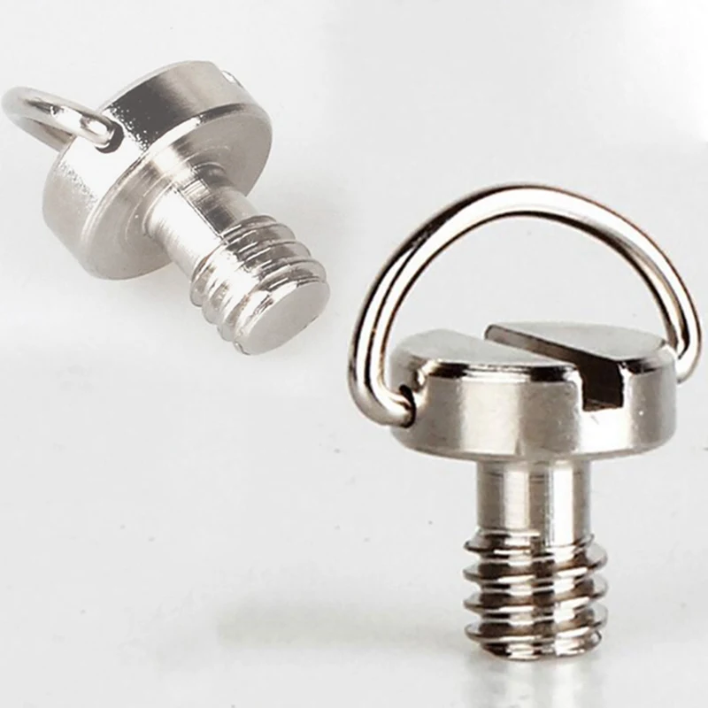 D-Ring Screw Captive 1/4 Inch Folding D-Ring Adapter Screw Cam Tripod Monopod Quick Release Plate for Camera Accessories
D-Ring Screw Captive 1/4 Inch Folding D-Ring Adapter Screw Cam Tripod Monopod Quick Release Plate for Camera Accessories