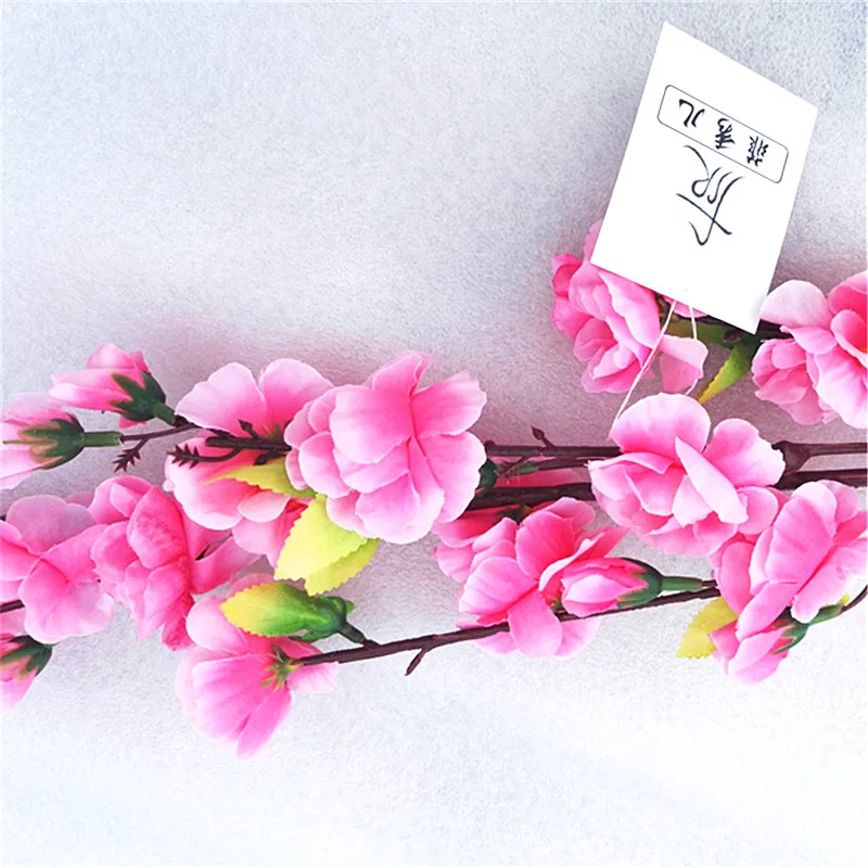 Artificial Peach Blossom Flower Wedding Chirstmas New Year Valentines day Home Decoration Fake Flower Fleurs artificielles
Artificial Peach Blossom Flower Wedding Chirstmas New Year Valentines day Home Decoration Fake Flower Fleurs artificielles