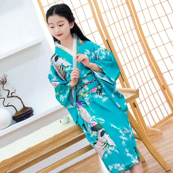 Japanese Girls Elegant Kimono Yukata Dress National Trends Print Peacock Cosplay Costume Robes Novelty Evening Dress Size S-L
Japanese Girls Elegant Kimono Yukata Dress National Trends Print Peacock Cosplay Costume Robes Novelty Evening Dress Size S-L