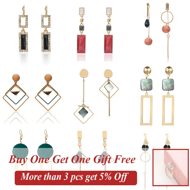 2019 New Korean Style Women Geometric Dangling Statement Ear Jewelry Fashion Earrings Gift For Friend Dropshipping
2019 New Korean Style Women Geometric Dangling Statement Ear Jewelry Fashion Earrings Gift For Friend Dropshipping