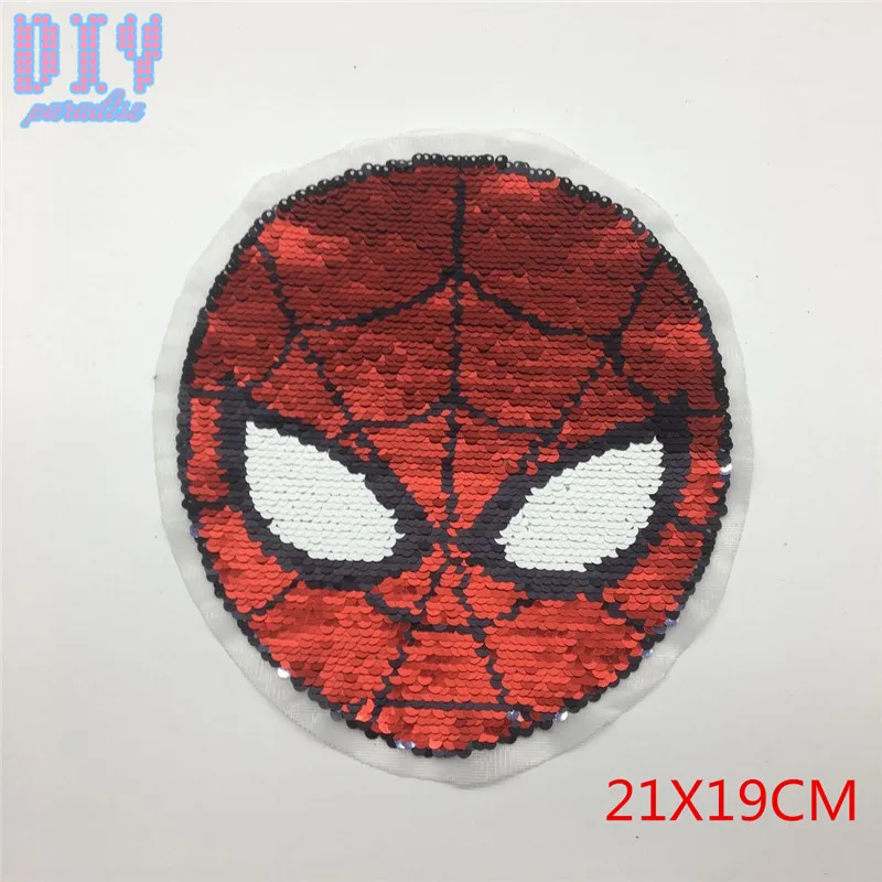 Spiderman Reverse Sequins Sew On Patches for Summer T Shirt clothes Clothing Reversible Change Color Patch Applique
Spiderman Reverse Sequins Sew On Patches for Summer T Shirt clothes Clothing Reversible Change Color Patch Applique