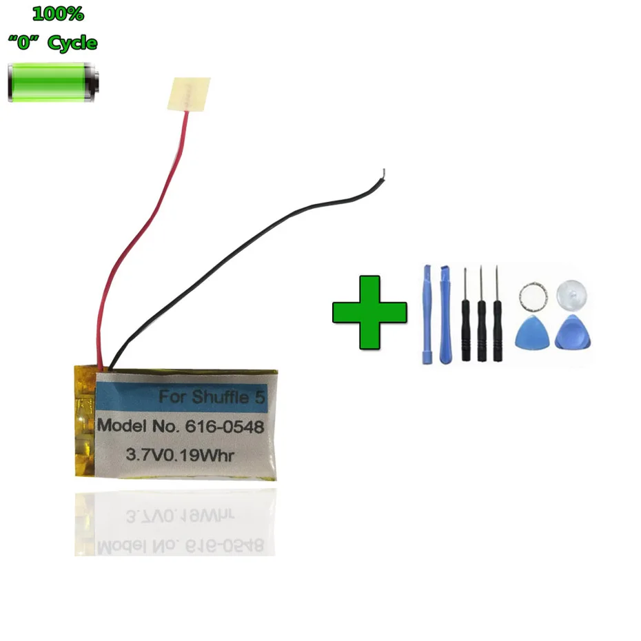 Original Replacement Sale 616-0548 0.19Whr Battery For ipod For shuffle 4th 5th 6th Generation 4 5 6 Accumulator Batterie AKKU
Original Replacement Sale 616-0548 0.19Whr Battery For ipod For shuffle 4th 5th 6th Generation 4 5 6 Accumulator Batterie AKKU