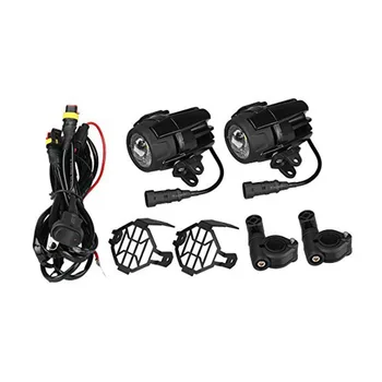 For BMW Motorcycle LED Auxiliary fog lights Driving lamp with Wiring Harness for BMW K1600 R1200GS F650GS F700GS F800GS
For BMW Motorcycle LED Auxiliary fog lights Driving lamp with Wiring Harness for BMW K1600 R1200GS F650GS F700GS F800GS