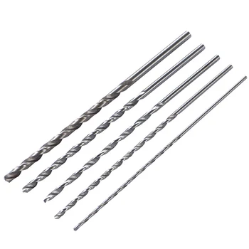 5pcs Extra Long 150mm/200mm HSS Twist Drill 2mm-5mm/4mm-10mm Straigth Shank Wood Metal Drilling Tool
5pcs Extra Long 150mm/200mm HSS Twist Drill 2mm-5mm/4mm-10mm Straigth Shank Wood Metal Drilling Tool