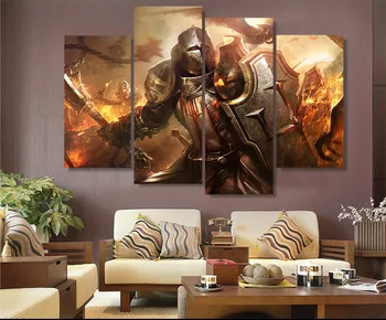 no frame Wall Art Canvas Painting Crusader Diablo HD Printed 4 Pieces Poster Room Decor Pictures for Living Room Free Shipping
no frame Wall Art Canvas Painting Crusader Diablo HD Printed 4 Pieces Poster Room Decor Pictures for Living Room Free Shipping