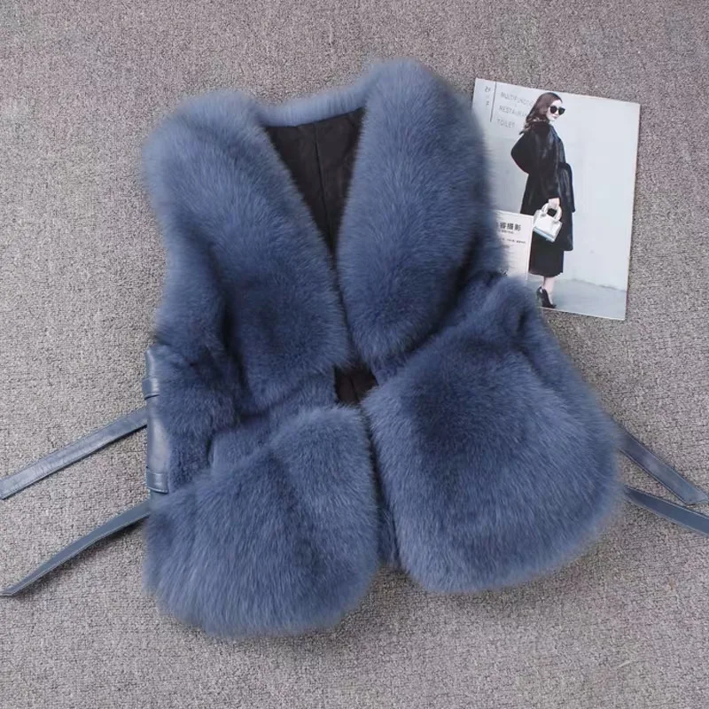 Fashion leisure self-cultivation 2019 new fox fur, vest, short coat, whole fur, medium and long vest fur
Fashion leisure self-cultivation 2019 new fox fur, vest, short coat, whole fur, medium and long vest fur