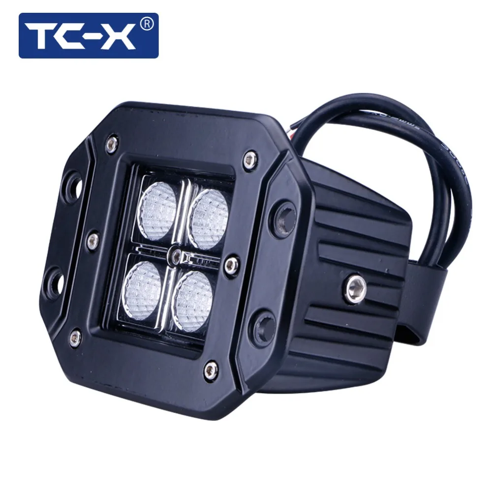 TC-X 4x3 Вт 12 LED Worklight Автомобилей Прожектор Фары для Offroads 4X4 Хождение/охота/Рыбалка