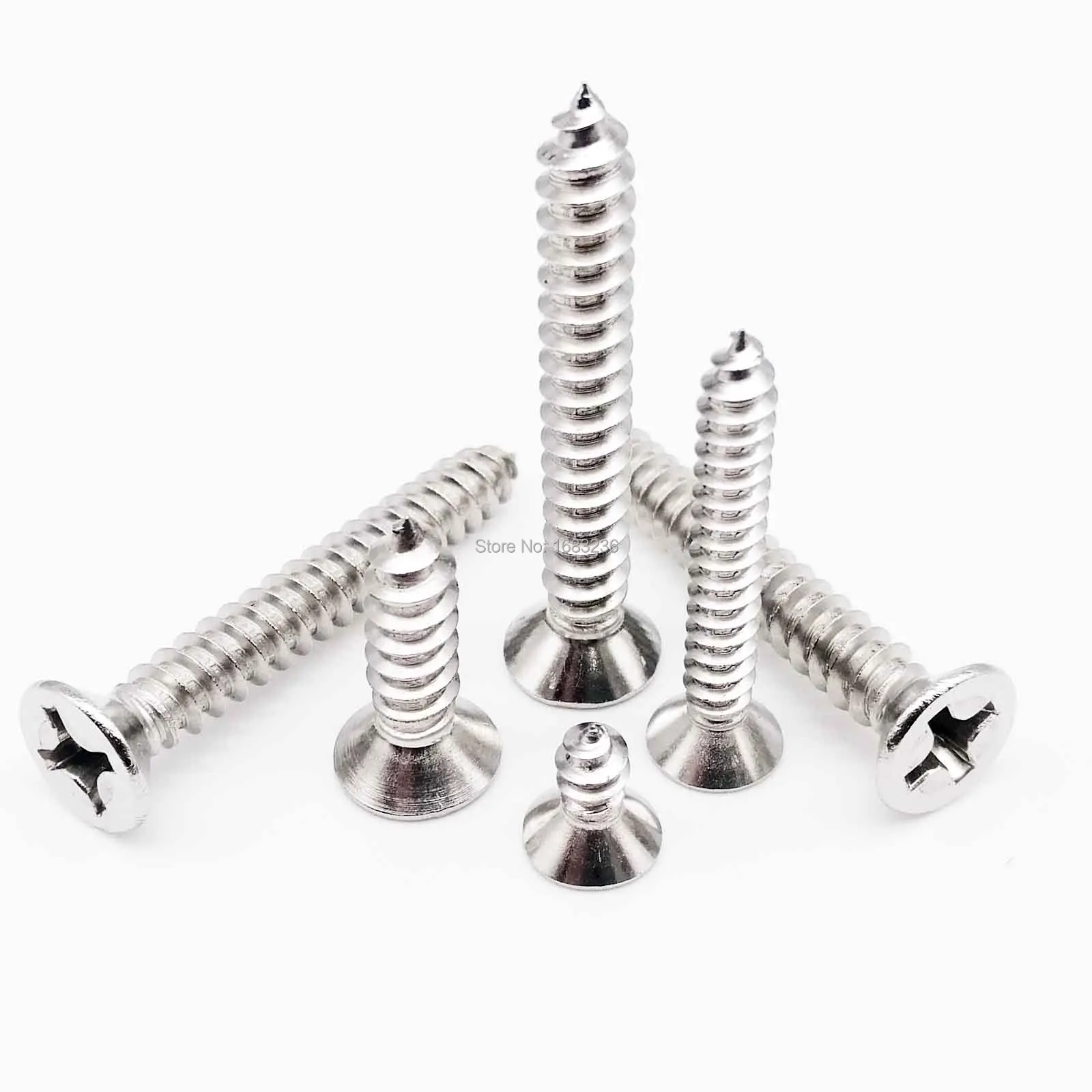 50X M1 M1.2 M1.4 M1.7 M2 M2.6 M3 M3.5 M4 Micro Small 304 stainless steel Cross Phillips Flat Countersunk Head Self tapping Screw
50X M1 M1.2 M1.4 M1.7 M2 M2.6 M3 M3.5 M4 Micro Small 304 stainless steel Cross Phillips Flat Countersunk Head Self tapping Screw