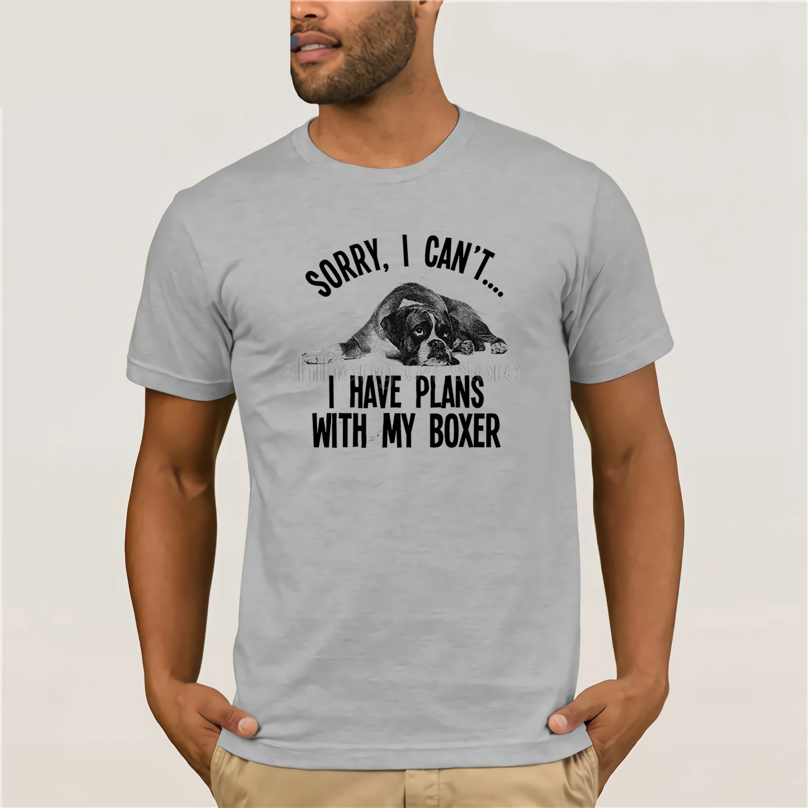 Cute Tatoo Lover T-shirt Sorry I Cant I Have Plans With My Boxer Dog T-shirt Mens Ladies Unisex Fit
Cute Tatoo Lover T-shirt Sorry I Cant I Have Plans With My Boxer Dog T-shirt Mens Ladies Unisex Fit
