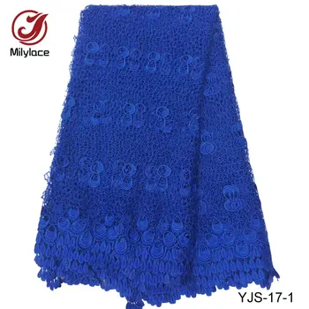 African guipure lace fabric 8 colors available embroidered cord lace nigerian guipure lace fabric for sewing clothing YJS-17
African guipure lace fabric 8 colors available embroidered cord lace nigerian guipure lace fabric for sewing clothing YJS-17