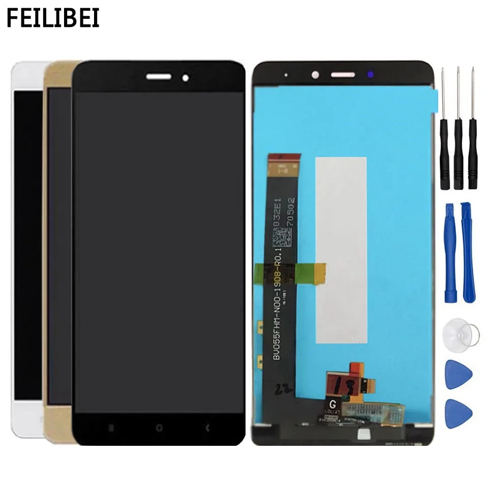 For Xiaomi Redmi Note 4 LCD Display Touch Screen Digitizer Assembly 5.5" Tested for Xiaomi Redmi Note 4 Global Replacement Parts
For Xiaomi Redmi Note 4 LCD Display Touch Screen Digitizer Assembly 5.5" Tested for Xiaomi Redmi Note 4 Global Replacement Parts