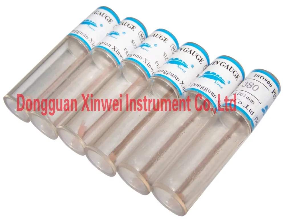 Pin gauge Set,0.100mm--10.000mm(Interval: 0.05,199pcs),include: iso 17025 certificate calibration
Pin gauge Set,0.100mm--10.000mm(Interval: 0.05,199pcs),include: iso 17025 certificate calibration
