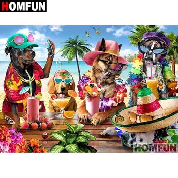HOMFUN Full Square/Round Drill 5D DIY Diamond Painting "Dog vacation" Embroidery Cross Stitch 5D Home Decor Gift A07181
HOMFUN Full Square/Round Drill 5D DIY Diamond Painting "Dog vacation" Embroidery Cross Stitch 5D Home Decor Gift A07181