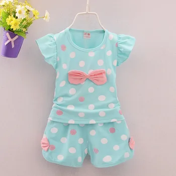 Baby Girl Clothes Summer Polka Dot Flying Sleeved T-shirts Tops + Shorts 2PCS Outfits Kids Bebes Jogging Suits Tracksuits
Baby Girl Clothes Summer Polka Dot Flying Sleeved T-shirts Tops + Shorts 2PCS Outfits Kids Bebes Jogging Suits Tracksuits