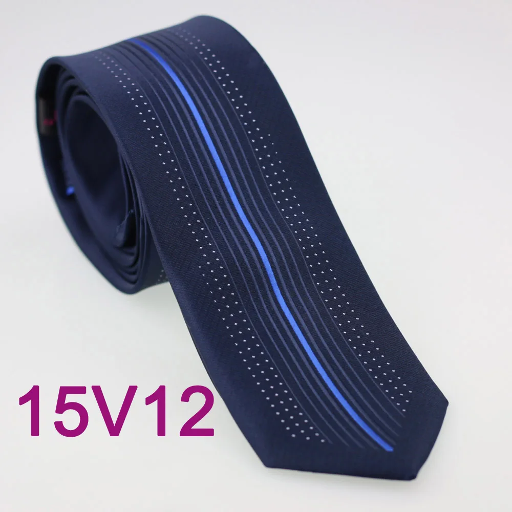 2015 Галстуки YIBEI Coachella мужской темно-синий галстук узкий с серебряными мелкими