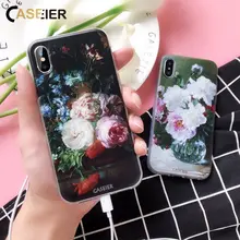 Caseier чехол для huawei P8 P9 P10 P20 Lite Honor 8 9 цветочный телефонный корпус для huawei P20 P10 Honor 8 9 P9 Lite Мягкий силиконовый чехол(China)
