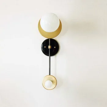 Nordic Postmodern Art Living Room Wall Lamp Study Bedroom Bedside Lamp Design Model Room Corridor Lantern 
Nordic Postmodern Art Living Room Wall Lamp Study Bedroom Bedside Lamp Design Model Room Corridor Lantern