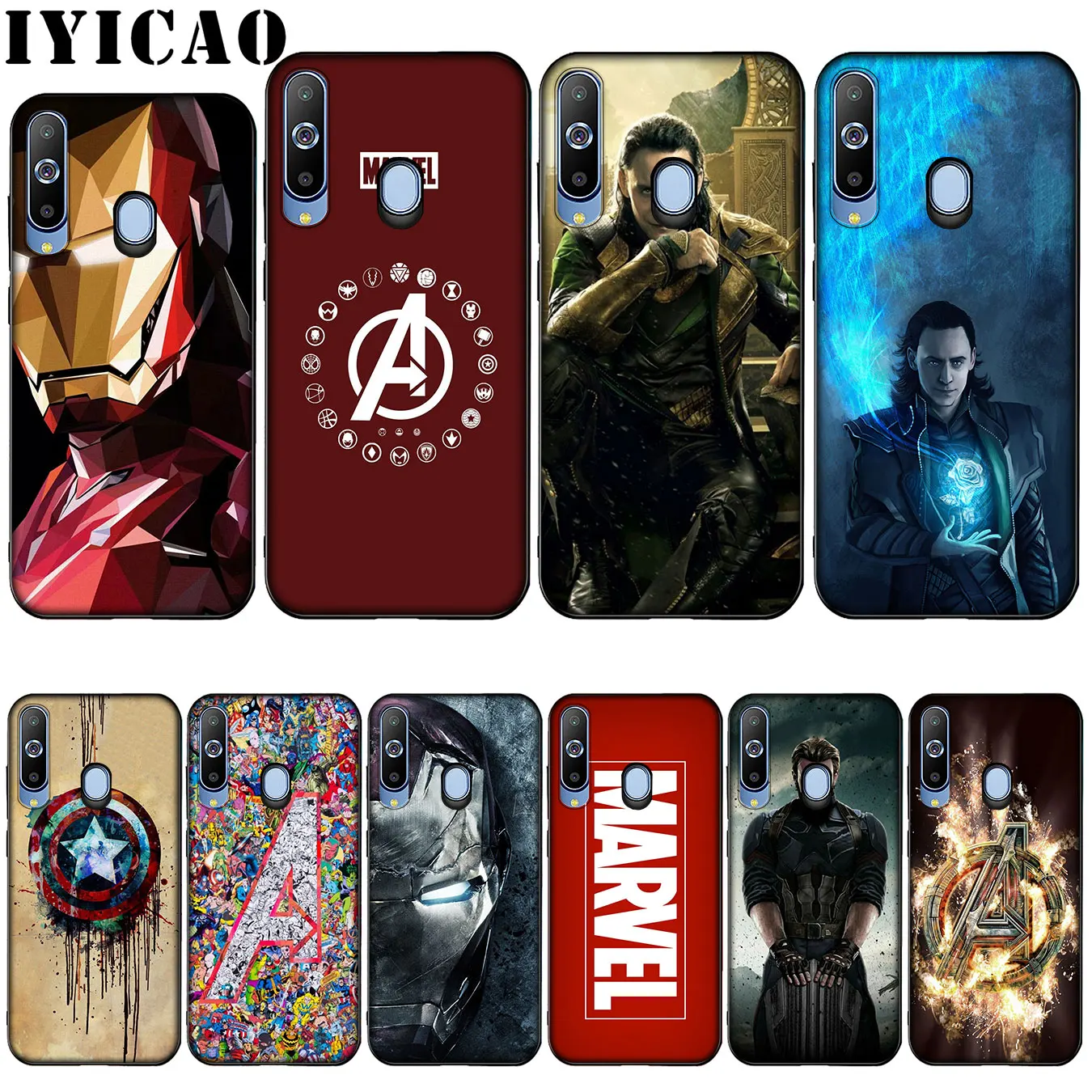 IYICAO Deadpool Iron Man Marvel Avengers Silicone Soft Case for Samsung Galaxy A10 A30 A40 A50 A70 M10 M20 M30 Cover
IYICAO Deadpool Iron Man Marvel Avengers Silicone Soft Case for Samsung Galaxy A10 A30 A40 A50 A70 M10 M20 M30 Cover