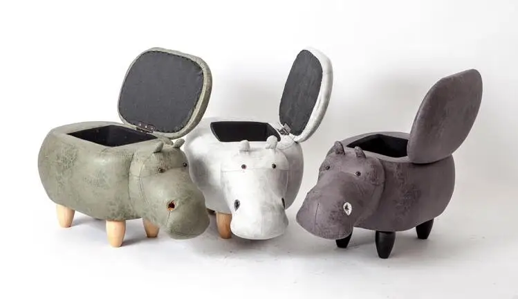 Child Chair Hippo Shoes Wooden Stools Children Home Furniture Sofa Storage Stools Child Chair Hippo Shoes Wooden Stools Children Home Furniture Sofa Storage Stools