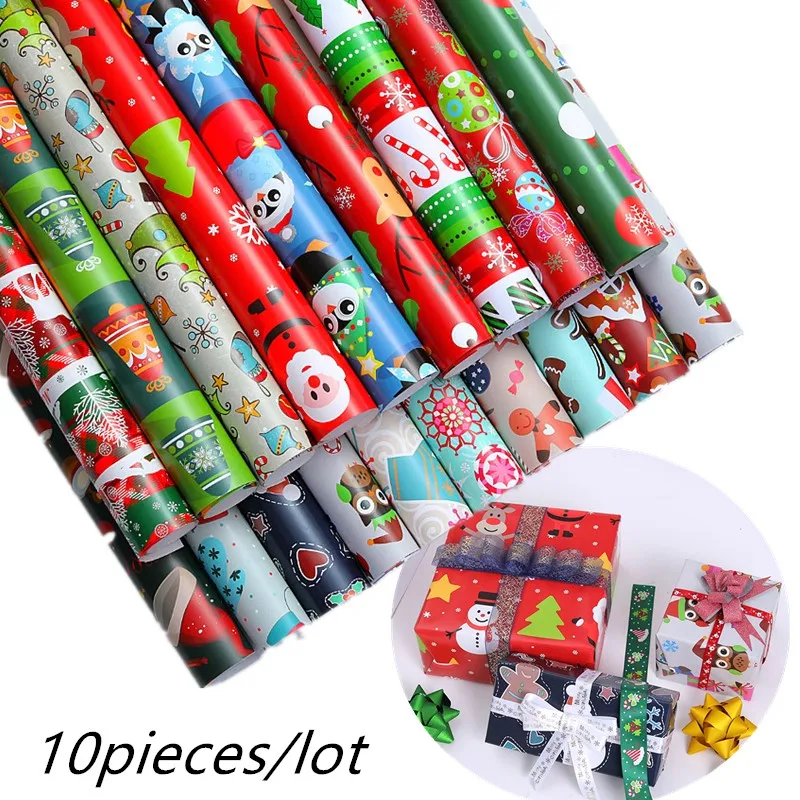 52x75cm Christmas Wrapping Paper Gift Present Tree Wrap craft paper Decorative Xmas Party Roll Christmas Gift kraft paper
52x75cm Christmas Wrapping Paper Gift Present Tree Wrap craft paper Decorative Xmas Party Roll Christmas Gift kraft paper