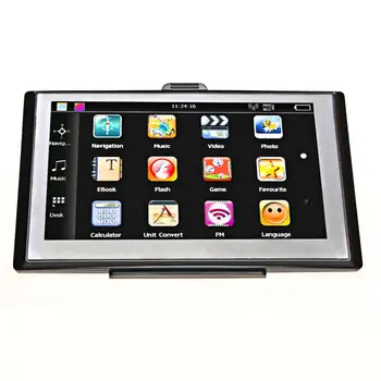 7in HD Touch Screen Car Truck GPS Navigation 256MB/8GB Navigators fm transmitter Bluetooth MP3/MP4 Players TF Free Global Map
7in HD Touch Screen Car Truck GPS Navigation 256MB/8GB Navigators fm transmitter Bluetooth MP3/MP4 Players TF Free Global Map