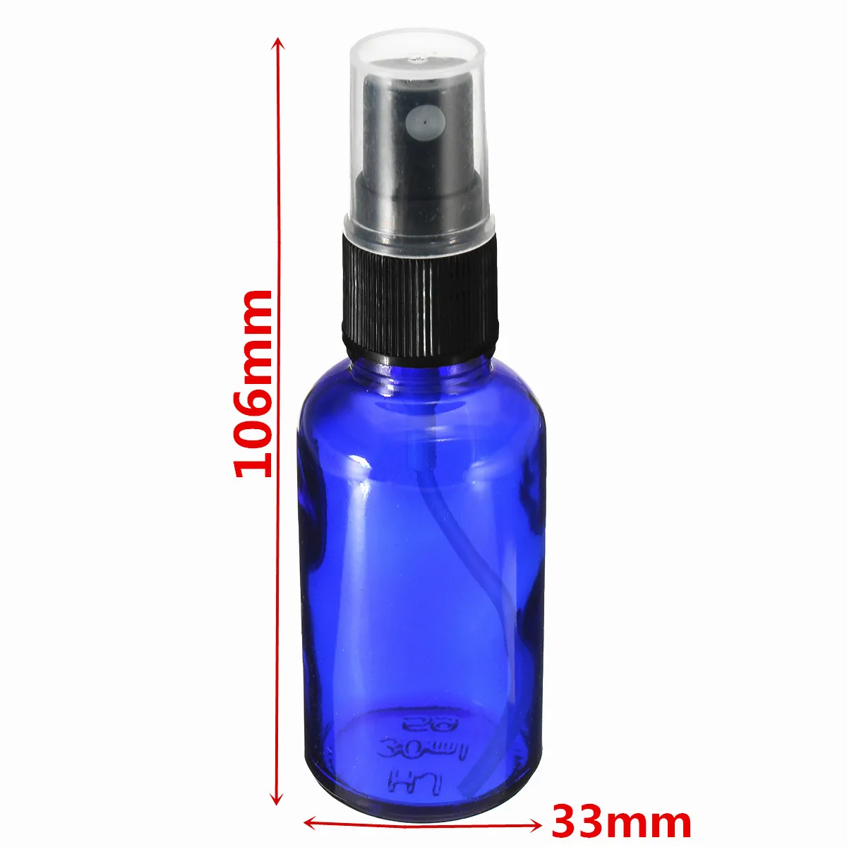 30ml Blue Glass Spray Bottle With Black Fine Mist Sprayer Empty Essential Oils Perfume Atomizer Refillable Cosmetic Container
30ml Blue Glass Spray Bottle With Black Fine Mist Sprayer Empty Essential Oils Perfume Atomizer Refillable Cosmetic Container