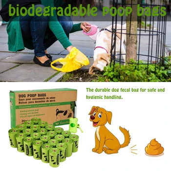 24 Volumes 360PCS Pet Garbage Bags Degradable Pick Up Bags Large Capacity Thickening Pet Garbage Bags 32*23CM Wholesale
24 Volumes 360PCS Pet Garbage Bags Degradable Pick Up Bags Large Capacity Thickening Pet Garbage Bags 32*23CM Wholesale