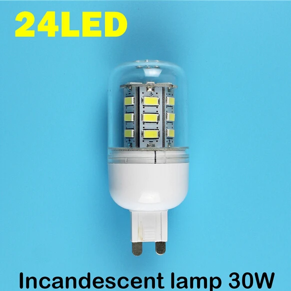 Foxanon Brand Square Use G9 5730 24LEDs Max 7W Warm White/White Lights,220V Energy Efficient Corn Bulbs Lamps 5630 SMD Lighting
Foxanon Brand Square Use G9 5730 24LEDs Max 7W Warm White/White Lights,220V Energy Efficient Corn Bulbs Lamps 5630 SMD Lighting