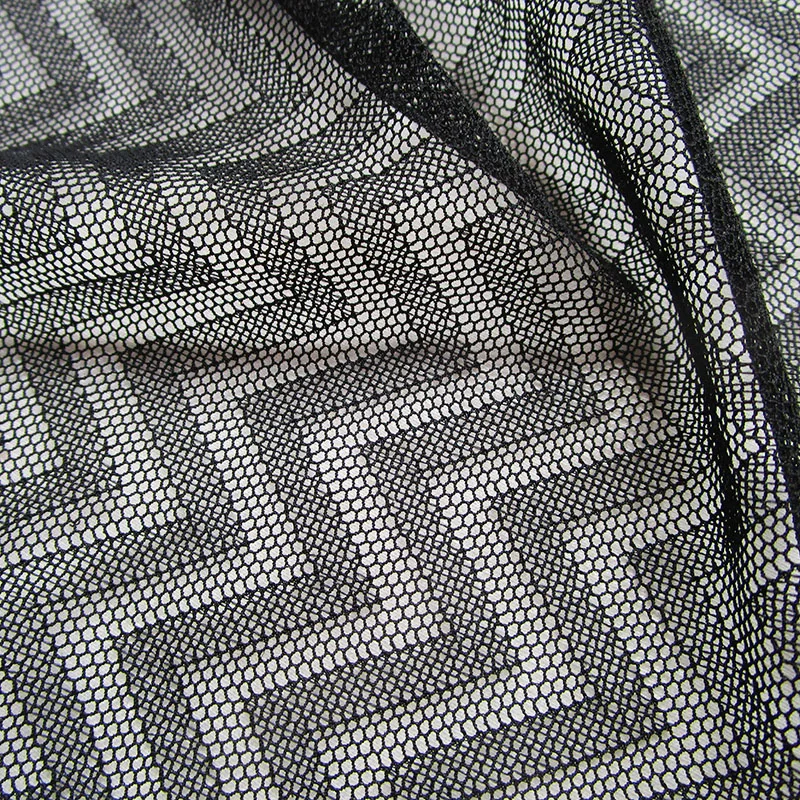 1Pc 90*130cm New Stretch Wave Mesh Fabric French High Quality Spandex Knitted Fabric Sexy Soft Underwear Net Fabric Sewing Cloth
1Pc 90*130cm New Stretch Wave Mesh Fabric French High Quality Spandex Knitted Fabric Sexy Soft Underwear Net Fabric Sewing Cloth