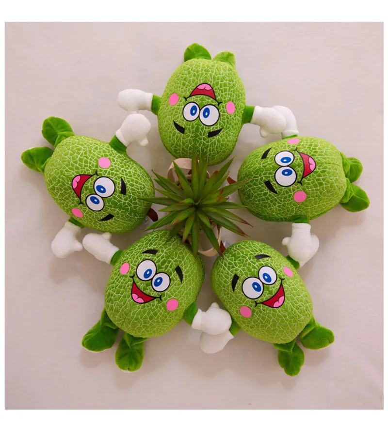 New fruit cantaloupe pear pineapple strawberry apple lime lemon plush toy16