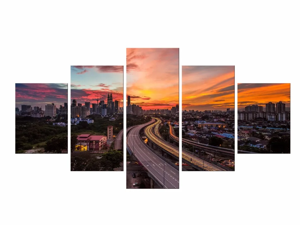 5 Pieces mordern canvas pictures for living room City Night Art Poster Print Cityscape Wall Picture Home Room Decor Framed
5 Pieces mordern canvas pictures for living room City Night Art Poster Print Cityscape Wall Picture Home Room Decor Framed