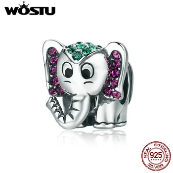 WOSTU Hot Sale 925 Sterling Silver Lucky Elephant Animal Beads Fit Original WST Charm Bracelet Lovely Jewelry Gift FIC200
WOSTU Hot Sale 925 Sterling Silver Lucky Elephant Animal Beads Fit Original WST Charm Bracelet Lovely Jewelry Gift FIC200