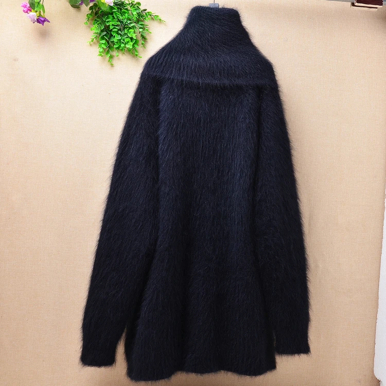Thicken warm long oversized 100% mink cashmere ladies women winter high turtleneck angora rabbit fur loose pullover sweater coat
Thicken warm long oversized 100% mink cashmere ladies women winter high turtleneck angora rabbit fur loose pullover sweater coat