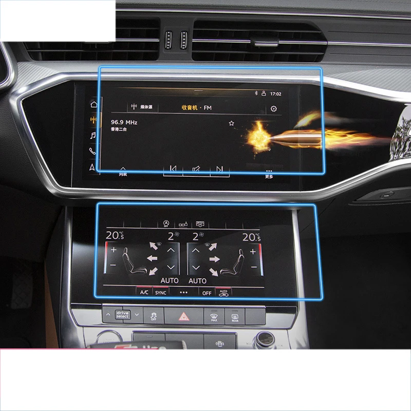 lsrtw2017 car Navigation screen Tempered film protective film for audi a6 a7 2018 2019 2020 A8
lsrtw2017 car Navigation screen Tempered film protective film for audi a6 a7 2018 2019 2020 A8