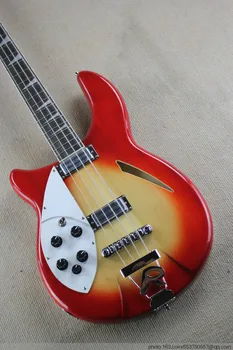 Left Handed Factory Custom Ricken cherry red burst semi hollow 4 strings 360 bass electric guitar R 330 free shipping
Left Handed Factory Custom Ricken cherry red burst semi hollow 4 strings 360 bass electric guitar R 330 free shipping