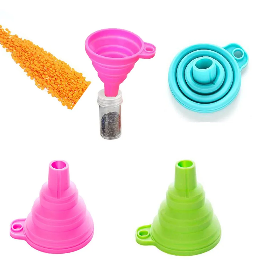 Diamond Embroidery Accessories Tools 3 Colors Convenient Collapsible Silicone Funnel Diy Diamond Painting Tools For Rhinestones
Diamond Embroidery Accessories Tools 3 Colors Convenient Collapsible Silicone Funnel Diy Diamond Painting Tools For Rhinestones