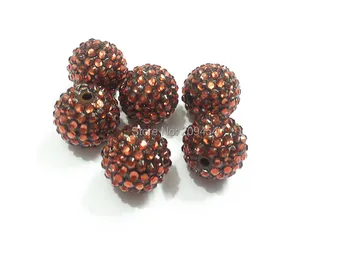 20mm 100pcs/lot Coffee Resin Rhinestone Ball Beads,Chunky Beads For Kids Jewelry Making
20mm 100pcs/lot Coffee Resin Rhinestone Ball Beads,Chunky Beads For Kids Jewelry Making