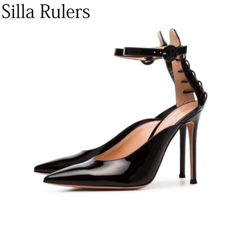 Silla Rulers 2019 new spring black patent leathers thin heel pumps women one strap pointed toe shallow shoes woman party shoes
Silla Rulers 2019 new spring black patent leathers thin heel pumps women one strap pointed toe shallow shoes woman party shoes